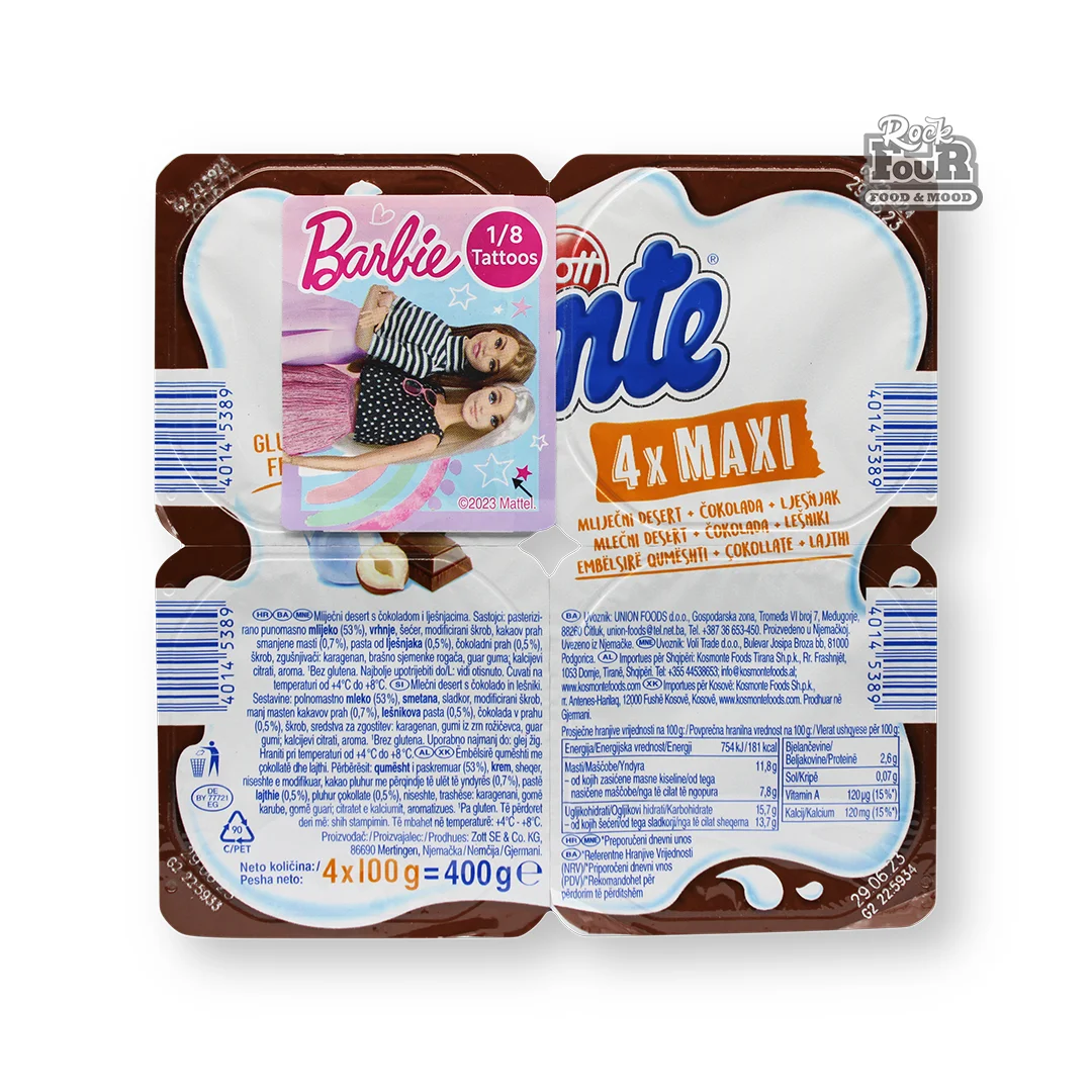 Կաթնային դեսերտ-աղանդեր «Zott Monte» 100գ